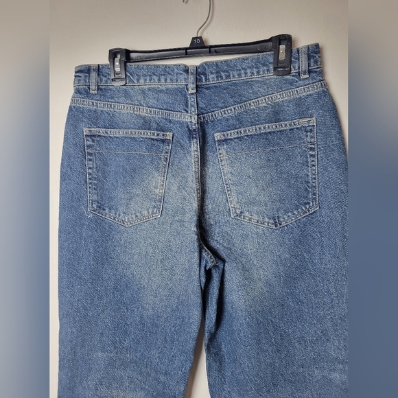 We The Free by Free People Jeans Women's Size 30 High Rise Straight Leg Med Wash - Picture 5 of 10